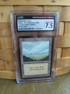 Plains No Trees Magic The Gathering 1993 Limited Edition Alpha CGC NM+ 7.5 - Picture 1 of 1
