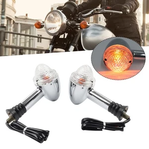 Front/Rear Indicator Turn Signal White For Speedmaster 865 900 EFI Scrambler - Picture 1 of 12