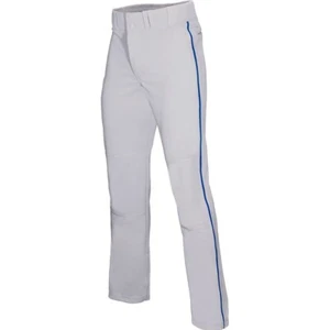 Baseball Express Youth Triple Play Piped Baseball Pant WHITE | ROYAL XL - Picture 1 of 1