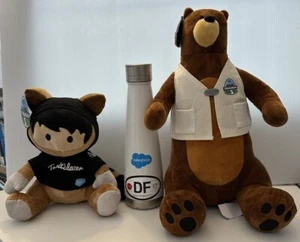Salesforce Dreamforce 2017 Set Astro Codey Plüsch und Trinkflasche - Bild 1 von 16