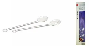 ESMA SALAD SERVERS FIRST CLASS ACRYLIGLAS DESIGNER KITCHEN WARE BNIB GERMANY - Imagen 1 de 1