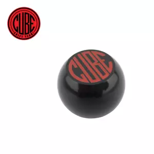 CUBE Speed - Red on black billet gear shift knob to suit CUBE short shifters - Picture 1 of 3
