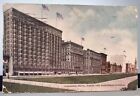 Congress Hotel, Annex And Auditorium Chicago Postcard Cr. 1909