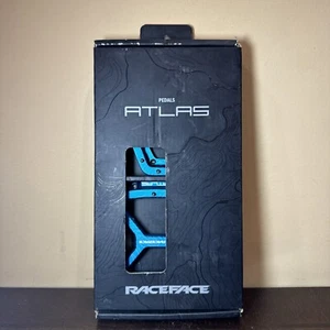 Race Face Atlas Platform MTB Mountain Bike Pedals Turquoise - Picture 1 of 4