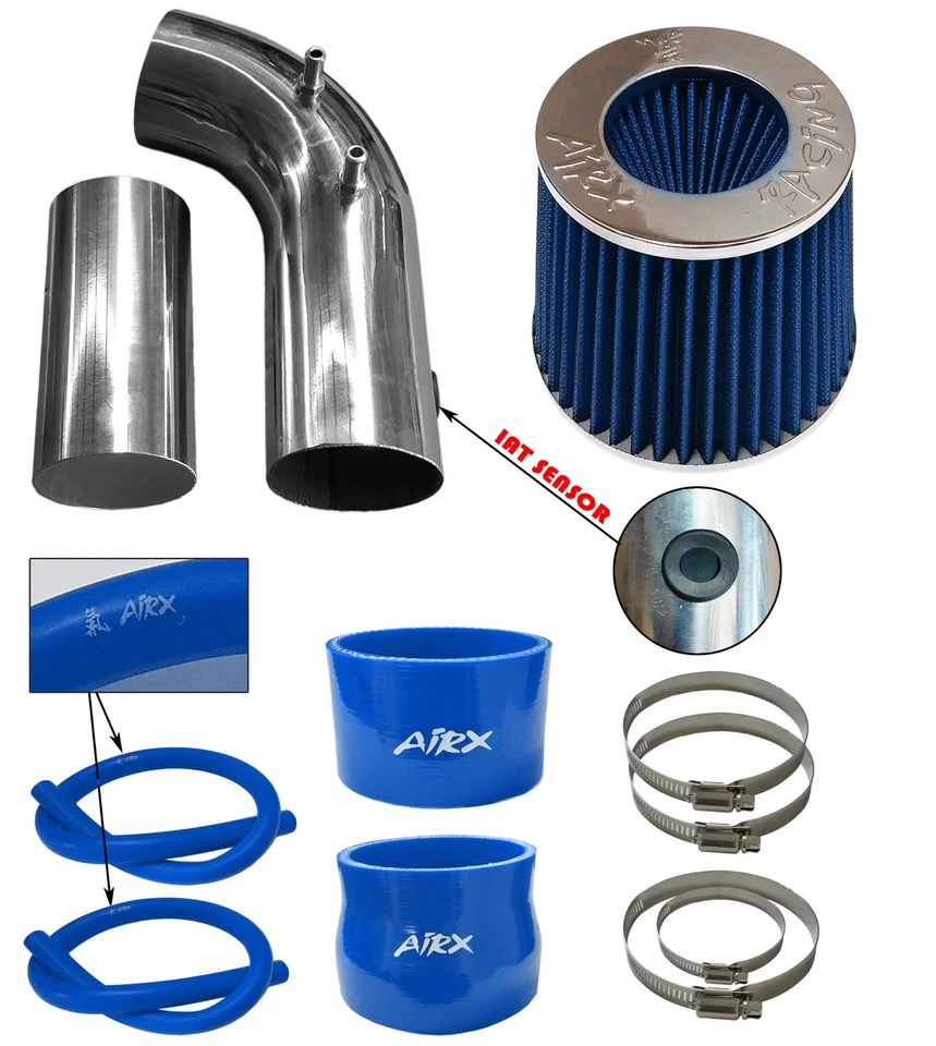 BLUE AirX Racing Air intake kit & filter system for 1998-1999 Acura SLX 3.5L V6 - Image 1 of 1