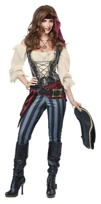 Sexy Raider Brazen Buccaneer Pirate Women Adult Costume  - Image 1 of 3