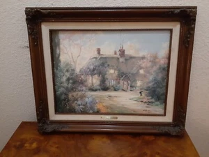 Marty Bell "Larkspur Cottage" Signed Ltd. Edition Print. 1982. 699/900. - Picture 1 of 12