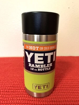 YETI Rambler 12 oz Insulated BOTTLE with HotShot Cap - Chartreuse NEW