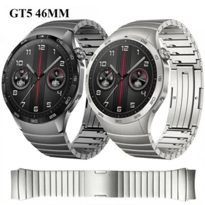 Luxus No Gaps Armband für Huawei Watch GT5 46MM Edelstahl Metallband - Bild 1 von 11