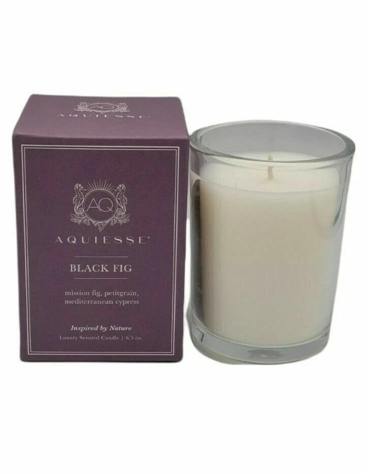 Aquiesse Black Orchidee Soja-Kerze In Geschenkbox – Große Duftkerze Mit Deckel, 284 Ml