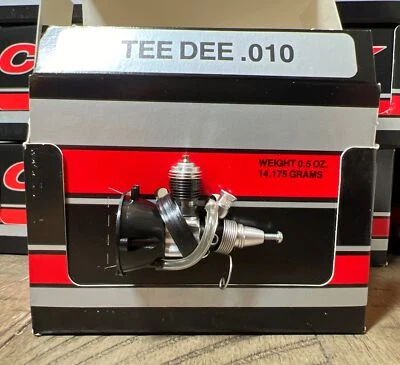 Vintage Flying Model Airplane Engine Cox TD Tee Dee .010 NO. 130 Never Used - Image 1 of 4