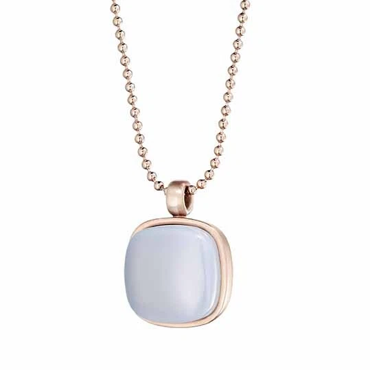 XEN Schmuck 031583G0  Anhänger Edelstahl mit Edelstein Chalcedon  - Bild 1 von 1