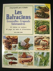 Les batraciens L'encyclopédie par le timbre Disney1960 TBE - Picture 1 of 3