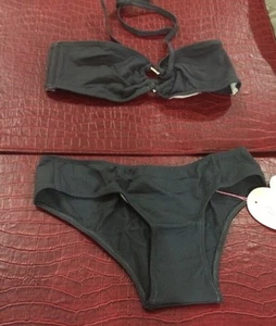 Pistol Panties Coral Pink Bikini Swimwear Size US6/UK8 /EUR36/XS Grey - Picture 1 of 4