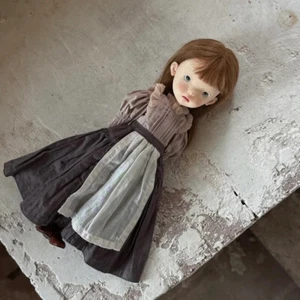 Muñeca pintada a mano 1/6 BJD niña ojos libres cara arriba resina muñecas figuras juguetes regalos - Imagen 1 de 10