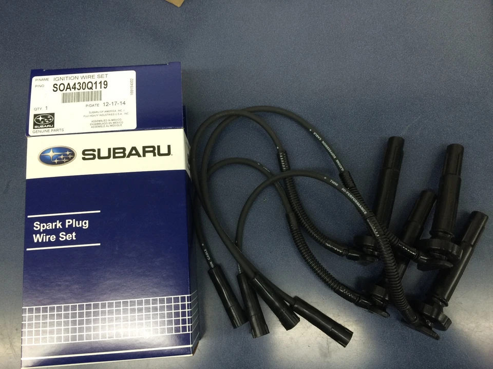 KIT DE CABLES DE BUJÍA SUBARU OEM SOA430Q119 LEGACY OUTBACK FORESTER IMPREZA BAJA Foto 1 de 1