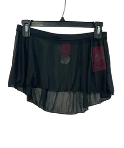 Capezio Girls' Future Star Hi-low Performance Skirt, Black, Small - Picture 1 of 6