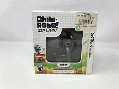 Chibi-Robo! Zip Lash Amiibo + Juego Nintendo 3DS Edición Paquete Sellado Nuevo RARO Foto 1 de 4
