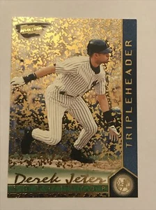 1999 Pacific Revolution Triple header Derek Jeter #17 Card New York Yankees HOF - Picture 1 of 2