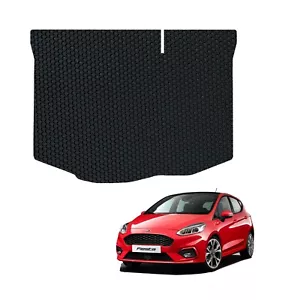 Ford Fiesta MK7 2008-2017 Tailored Rubber Car Boot Liner Protector Mat Cover - Picture 1 of 8