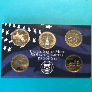 2000 S State Quarters Set Proof 5 Coins FREE SHIP ***SEE PICS - Picture 1 of 2