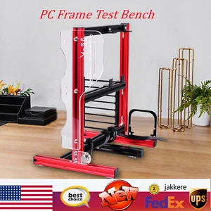 Rot ATX ITX MATX Prüfstand Open Air Gehäuse Mainboard Computer PC Rahmen 300W USA - Bild 1 von 21