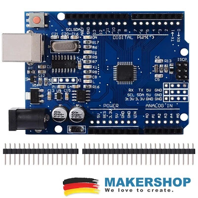 ATMEL ATmega328 Board R3 kompatibel zu Arduino Uno mit CH34X USB Chipsatz