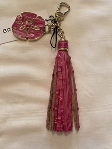 NEU MIT ETIKETT BRAHMIN HIBISKUS SAND DOLLAR QUASTE, TASCHENANHÄNGER, SCHLÜSSELANHÄNGER AUSVERKAUFT - Bild 1 von 3