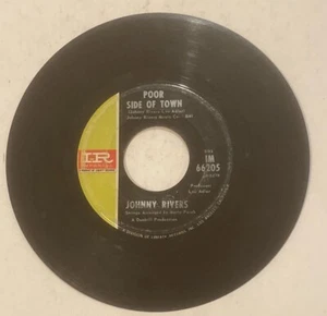 Johnny Rivers Poor Side Of Town - A Man Can Cry Imperial IM66205 45 rpm - Imagen 1 de 2