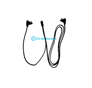 Genuine Kaidi Electric Recliner Splitter Y Lead Cable Power Chair Sofa 2 pin S+L - Picture 1 of 2