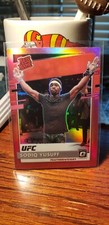2021 Panini Chronicles UFC Optic Rated Rookies Pink Sodiq Yusuff #215 Rookie RC