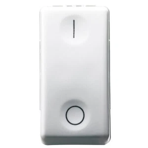 Gewiss GW20503 Interruttore Bipolare 250V AC 16AX Neutro Simbolo 0/I 1 Modulo Sy - Foto 1 di 1