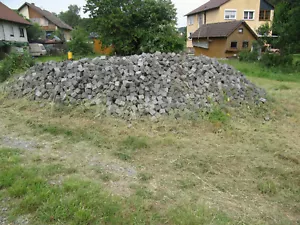 Pflastersteine Granit Stein Naturstein 9/11 in grau DIN EN 1342 - Bild 1 von 5