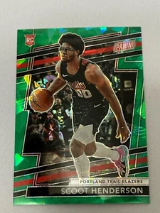 2024 Panini The National Gold Pack Green Cracked Ice Scoot Henderson RC /99 - Picture 1 of 2