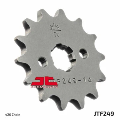 JT Front Sprocket 15 15T Tooth Kawasaki KLX110 2002-2022 Honda GROM 125 13-22 - Image 1 of 4