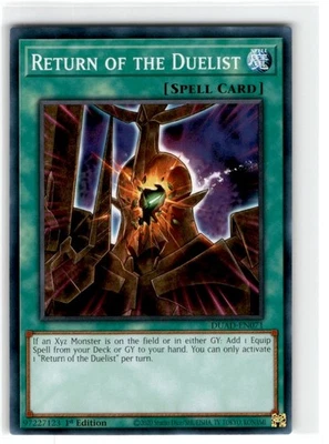 Yu-Gi-Oh! Return of The Duelist Common DUAD-EN071 Moderately Played 1st Edition - Image 1 of 2
