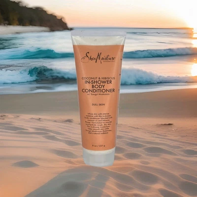 ACONDICIONADOR CORPORAL EN DUCHA COCO E HIBISCO SheaMoisture 8 oz TUBO SELLADO NUEVO Foto 1 de 4