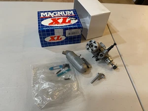 Magnum XL .25A R/C Glow Modellflugzeug Motor und Schalldämpfer - Bild 1 von 7