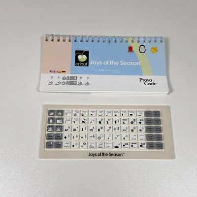 Cricut Provo Craft "Joys of the Season" Teclado Superposición y Folleto Foto 1 de 4