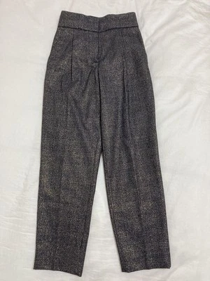Extreme Brunello Cucinelli Glitter Wool Stretch Pants 36 — 第 1/4 张图片