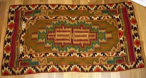 Theodora & Callum Geometric Boho Bohemian Southwest Pattern Rectangle Scarf EUC - Picture 1 of 5