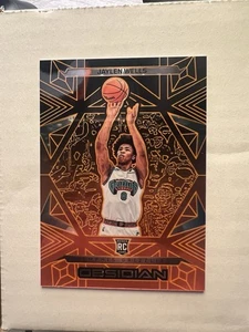 Grabado eléctrico Obsidian Jaylen Wells RC 2024-25 Martian Flood FOTL/16 Grizzlies - Imagen 1 de 3