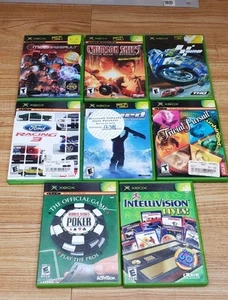 8 Original Xbox Mech Assualt Amped Intellivision Crimson Skies Moto GP Ford 3 - Imagen 1 de 10
