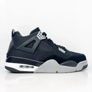 Nike Mens Air Jordan 4 DH7138-006 Black Basketball Shoes Sneakers Size 7.5 - Picture 1 of 12