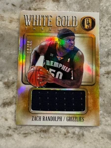 Jersey Zach Randolph 2013/14 Estándar Dorado Blanco Oro Reliquia 10/99 Grizzlies LEER - Imagen 1 de 3