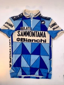Bianchi Sammontana Maglietta Castelli lana per ciclismo vintage Eroica Nuova! - Imagen 1 de 18