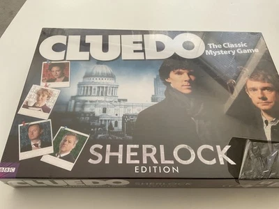 Cluedo Sherlock Edition Board Game 2012 Hasbro New, Sealed,Classic Mystery Game - Image 1 of 4