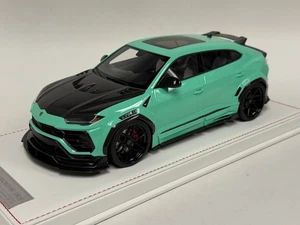 1/18 Ivy Models Lamborghini URUS Liberty walk in Teffany Blue Leather 10 pcs - Picture 1 of 6