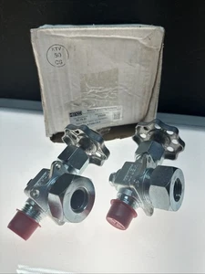 Kenco 1/2" Tubular Valve KTV Series KTV50-CS-V Set Of 2 - Picture 1 of 7