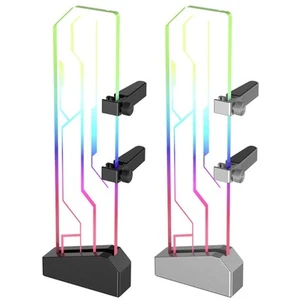 Tempered Glass Vertical GPU Bracket 5V3Pin ARGB for Clean and Organized Gaming - Afbeelding 1 van 10